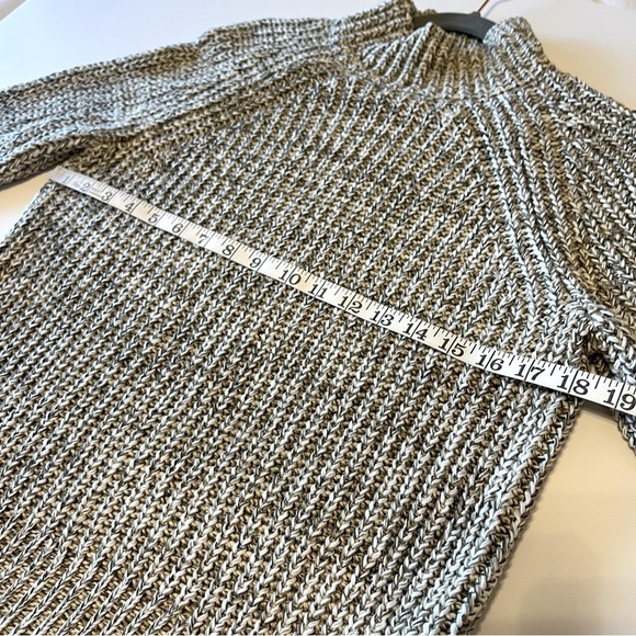 Madewell Vernon Marl Cotton Mock Neck Pullover Sweater, women’s size XS - Picture 4 of 12